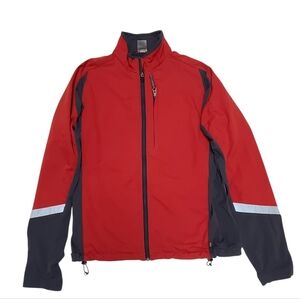 Rei Soft Shell Men's Red and Black Jacket, Stretch Sides, Size Medium